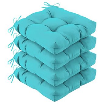 Outdoor Patio Chair Cushions Waterproof Fade Resistant Non Slip Comfort For Garden Porch Deck