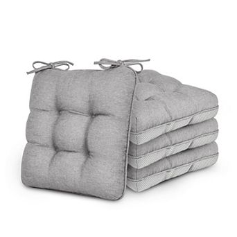 Memory Foam Chair Cushions Non Slip Ties Comfort Support For Indoor Outdoor Use
