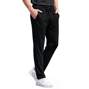 Men's Drawstring Sweatpants Lightweight Zipper Pockets Running Gym