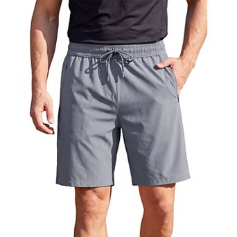 Men's Athletic Shorts Lightweight Stretch Drawstring Workout Gym