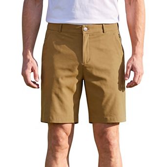 Men's Golf Shorts Flat Front Pockets Stretch Summer Work Outdoor