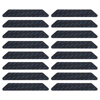 16 pc Reusable Non-Slip Rug Grippers Tape, Washable & Easy to Use for Floor