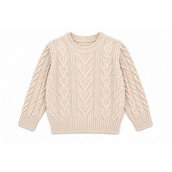 Toddler Boys Autumn Cable Knit Sweater