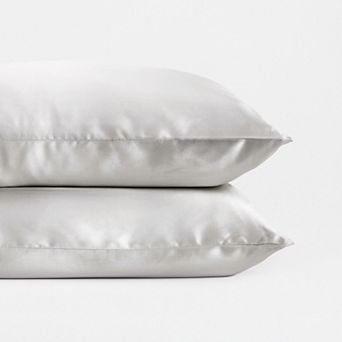 Home Collection Mulberry Silk Zippered Pillowcase 2-Pack Set
