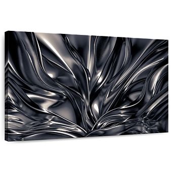 Black And Silver Abstract Wall Art