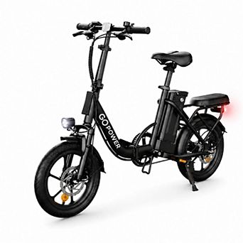 Gopowerbike Folding Electric Bike with 16-inch Tires