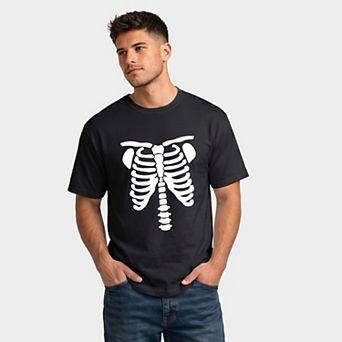 Skeleton - Men's Garment Dyed Graphic T-Shirt