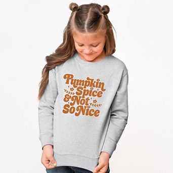 Pumpkin Spice And Not So Nice - Youth Graphic Sweatshirt