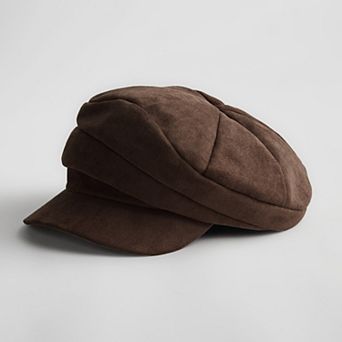 Women's LaValentina Faux Suede Cabby Hat