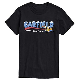 Men's Garfield & Odie Sledding Graphic Tee