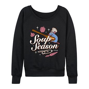 Women's Disney / Pixar's Ratatouille "Soup Season" Remy French Terry Long Sleeve Tee