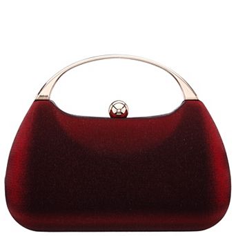 N by Nina Sleek Metal Handle Minaudiere