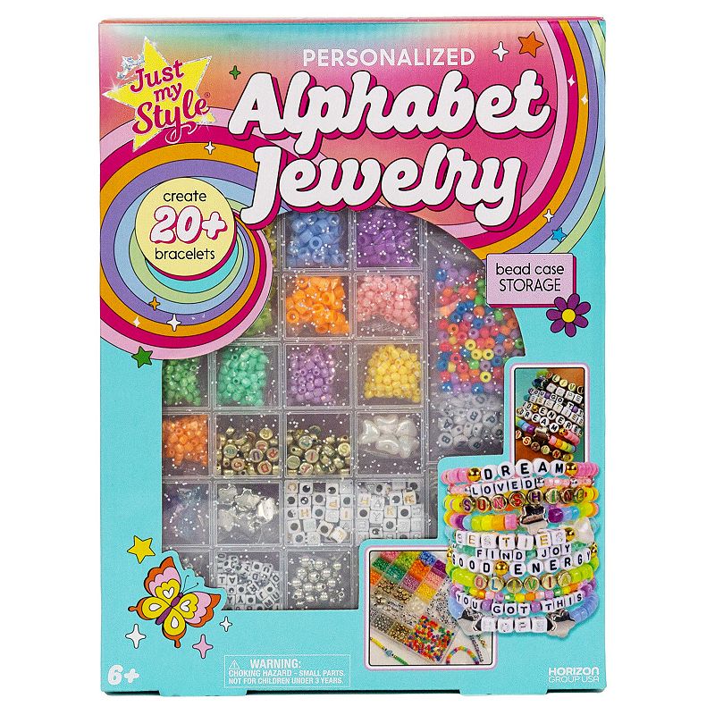 Just My Style Just My Style Personalized Alphabet Jewelry Craft Kit, Multi