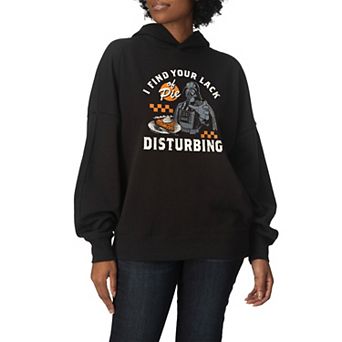 Women's Star Wars Darth Vader Oversized Fleece Hoodie Sweatshirt