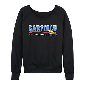 Women's Garfield & Odie Sledding French Terry Long Sleeve Tee