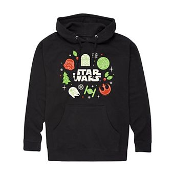 Big & Tall Disney Star Wars Christmas Cookies Graphic Pullover Hoodie
