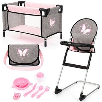 Bayer 9-In-1 Doll Travel Bed & Accessories Set