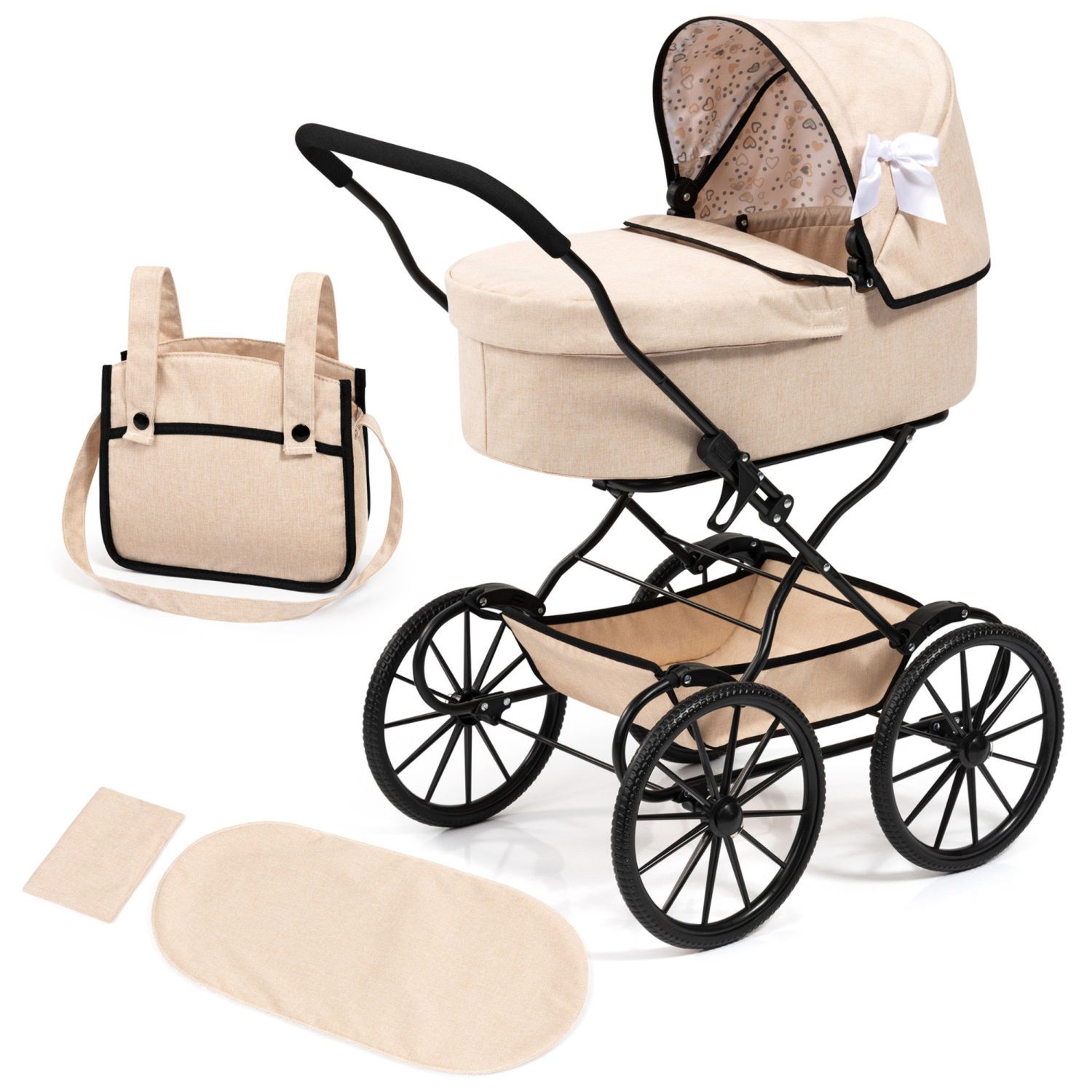Bayer Pram Classic Doll Stroller with Accessories — фото 1
