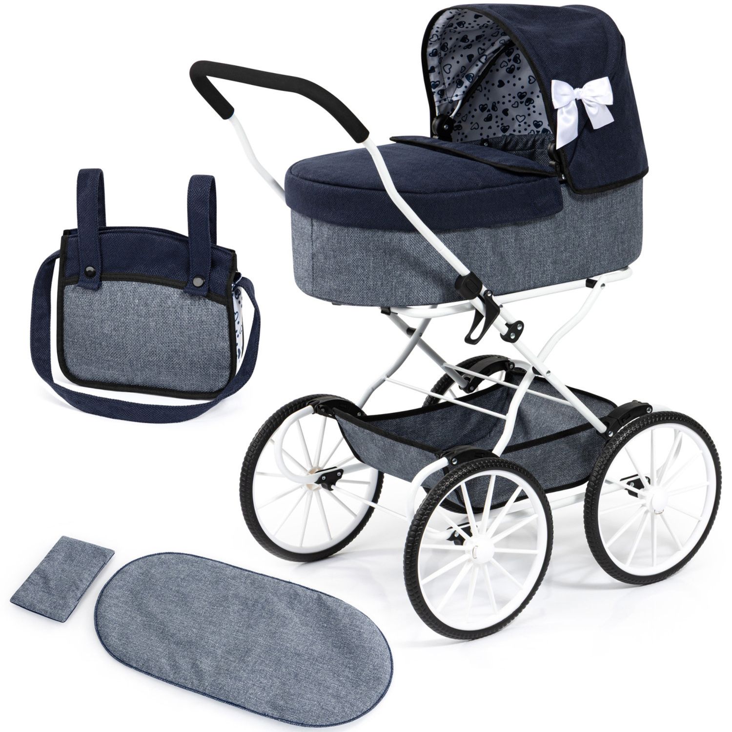 Детская сумка Bayer Pram Classic Doll Stroller with — фото 1