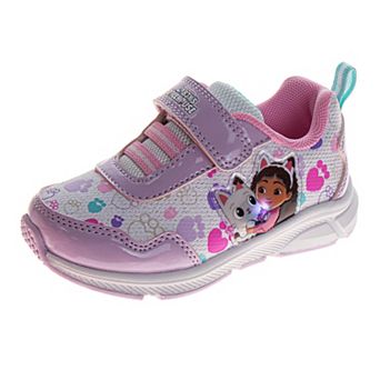 Gabby's Dollhouse Girls' Light Up Sneakers, Athletic Shoes for Everyday Wear (Toddler/Little Kid)