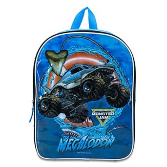 Monster Jam 15" Backpack with Padded Straps - Ideal Toddler Bookbag for School & Travel