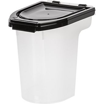IRIS 6.5 Lbs / 8-qt Airtight Pet Food Storage Container/Treat Box for Dog Cat and Bird Food, Easy