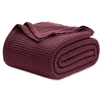 Bedsure 100% Cotton Blanket - Cooling Breathable and Soft