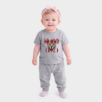 Def Wild Child - Infant Jogger Pant Crew Set