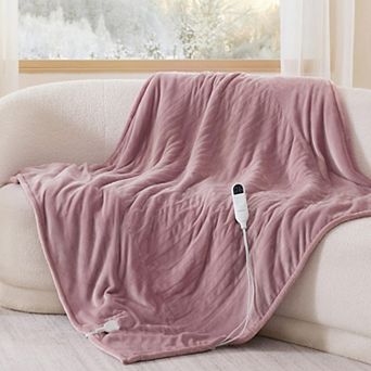 Bedsure Heated Blanket with Preheat Function - Fast Heating Electric Blanket