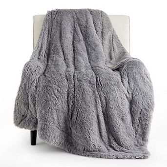Bedsure GentleSoft Fluffy Blanket for Bed with Thick Sherpa Faux Fur Fleece