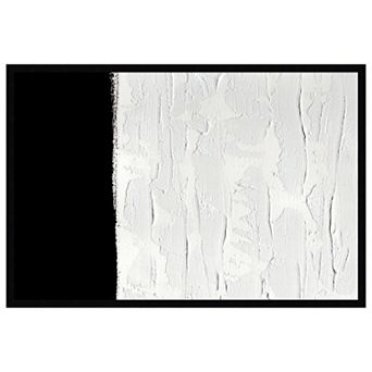 Amanti Art Framed Fabric Pinboard, Silence by Uplusmestudio Printed Bulletin Board - 37x25