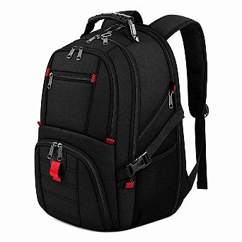 17 Inch Laptop Backpack Water Resistant Heavy Duty Travel Carry On Business Bag For Men Women