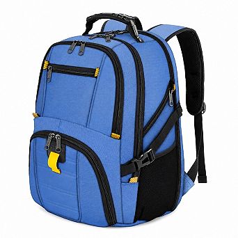 17 Inch Laptop Backpack Water Resistant Heavy Duty Travel Carry On Business Bag For Men Women