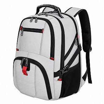 17 Inch Laptop Backpack Water Resistant Heavy Duty Travel Carry On Business Bag For Men Women