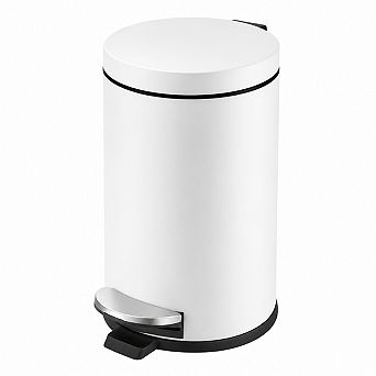 INQCMY 1.2Gal Small Trash Can w/Lid Foot Pedal Stainless Steel