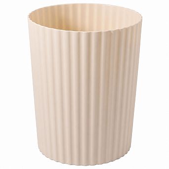INQCMY Small Round Plastic Trash Can Lidless for Bathroom