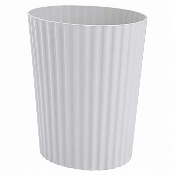 INQCMY Small Round Plastic Trash Can Lidless for Bathroom
