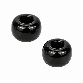 INQCMY 2 Pack Mini Ceramic Toothbrush Holder Vanity Countertop