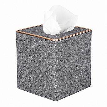 INQCMY Square Tissue Box Cover Magnetic Bottom Sturdy Holder