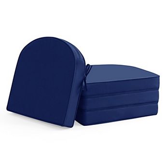 Waterproof Patio Chair Cushions Set Of 4 D Shaped With Removable Washable Covers For Outdoor Garden