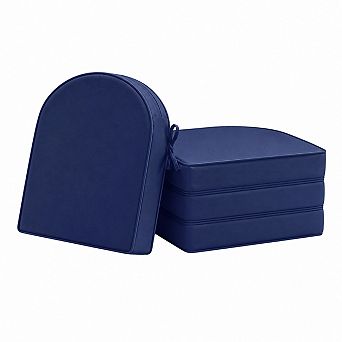 Waterproof Patio Chair Cushions Set Of 4 Removable Cover For Outdoor Garden