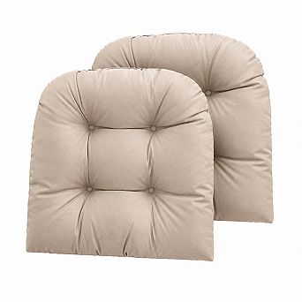 Outdoor Seat Cushions Set Of 2 Waterproof Non Slip Patio Chair Pads For Indoor Outdoor Use