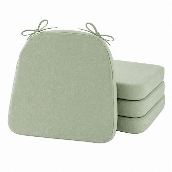 Waterproof Anti Slip Chair Cushions Machine Washable Indoor Outdoor Removable Cover Ultra Comfort