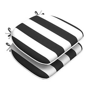 Water Repellent Outdoor Seat Cushions Reversible Durable All Weather Comfortable