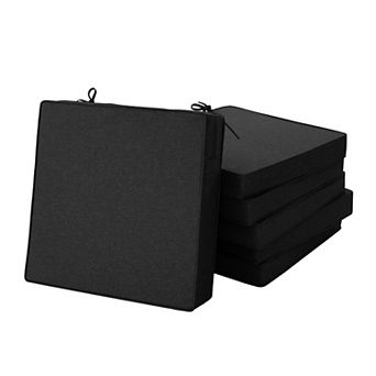 Water Resistant Washable Patio Seat Cushions All Weather Outdoor Set with Removable Covers