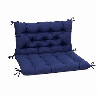 Waterproof 2-3 Seater Outdoor Porch Swing Cushion Replacement Washable Patio Bench Cushion
