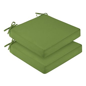 Waterproof Outdoor Chair Cushions Set With Non Slip Ties Removable Covers Easy Clean
