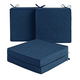 Water resistant Fade resistant Outdoor Patio Seat Cushions Removable Washable Cover Non Slip Ties