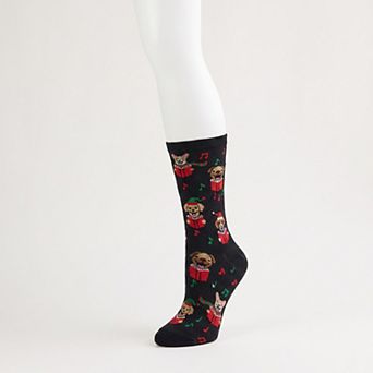 Women's SHINE Holiday Crew Socks