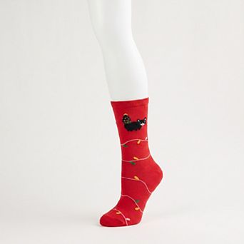 Women's SHINE Holiday Crew Socks